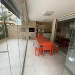 Apartamento Estilo Garden 150 M Da Praia Da Enseada Com Churrasqueira